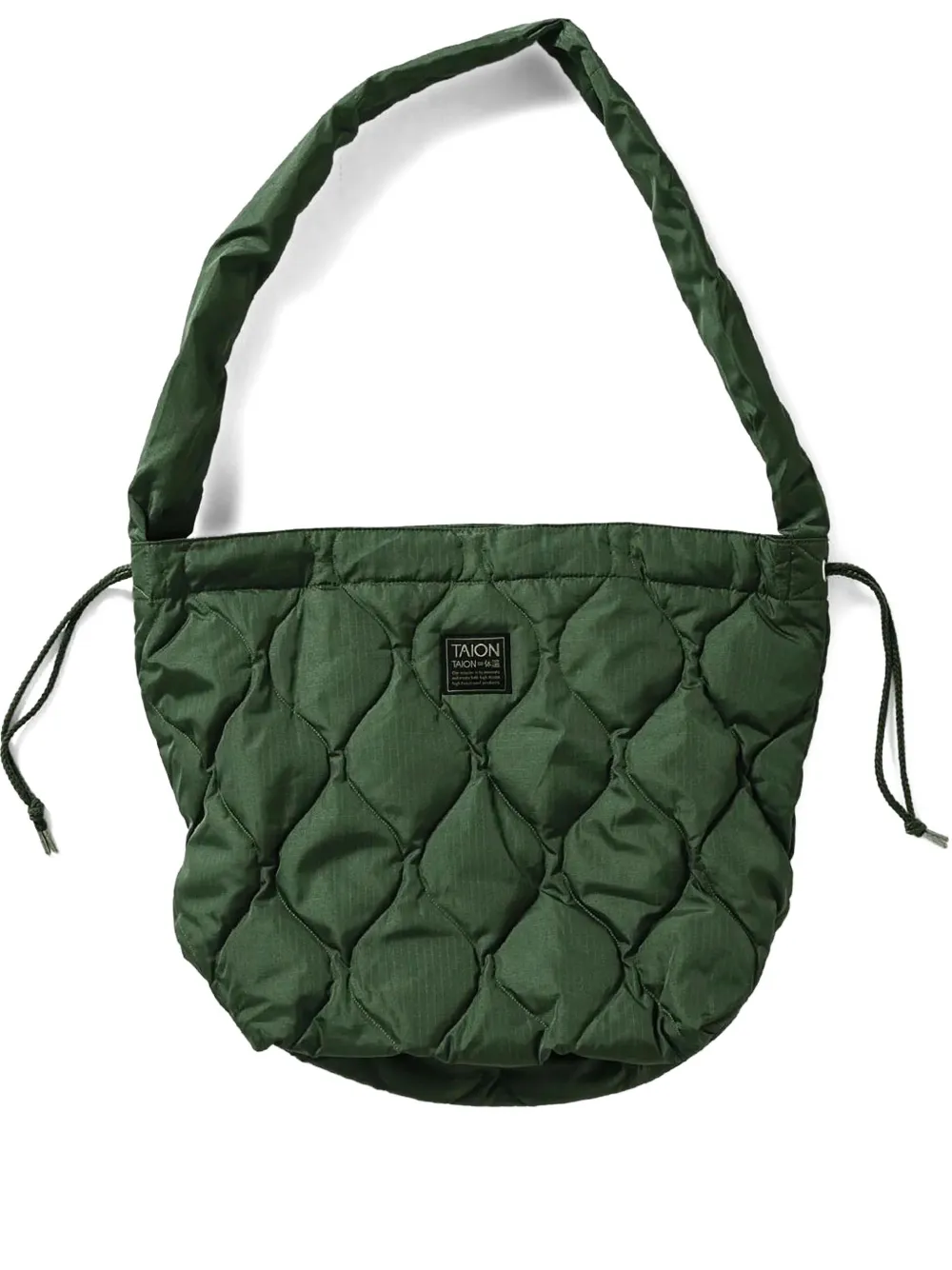 Taion quilted drawstring bag | Green | Image 1