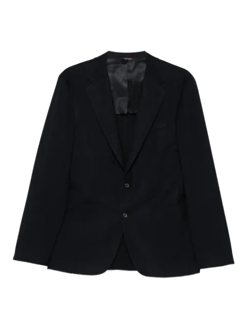Canali two-button patch-pocket blazer