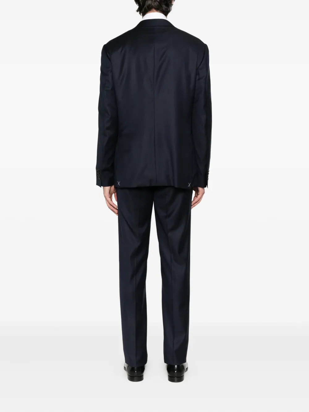  Canali Double-breasted Suit - Blue 