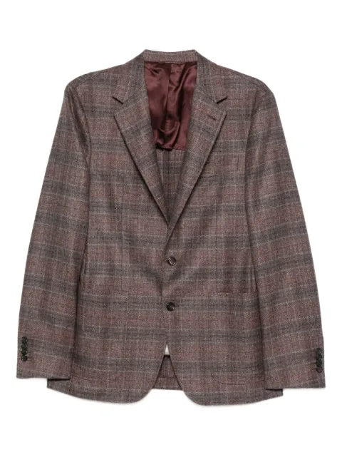 Canali checked wool blazer