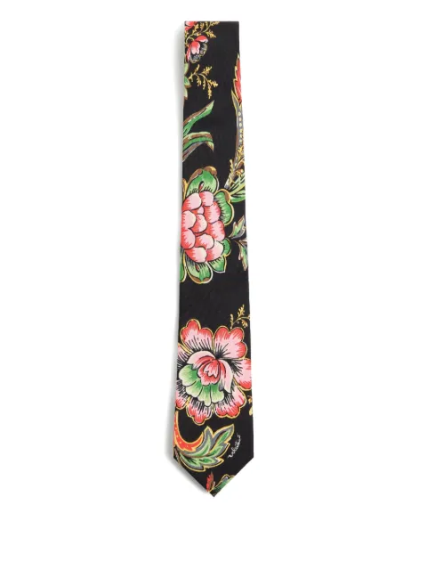 Valentino Garavani floral-pattern silk tie