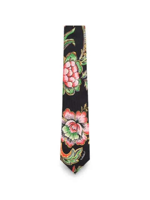 Valentino Garavani floral-pattern silk tie