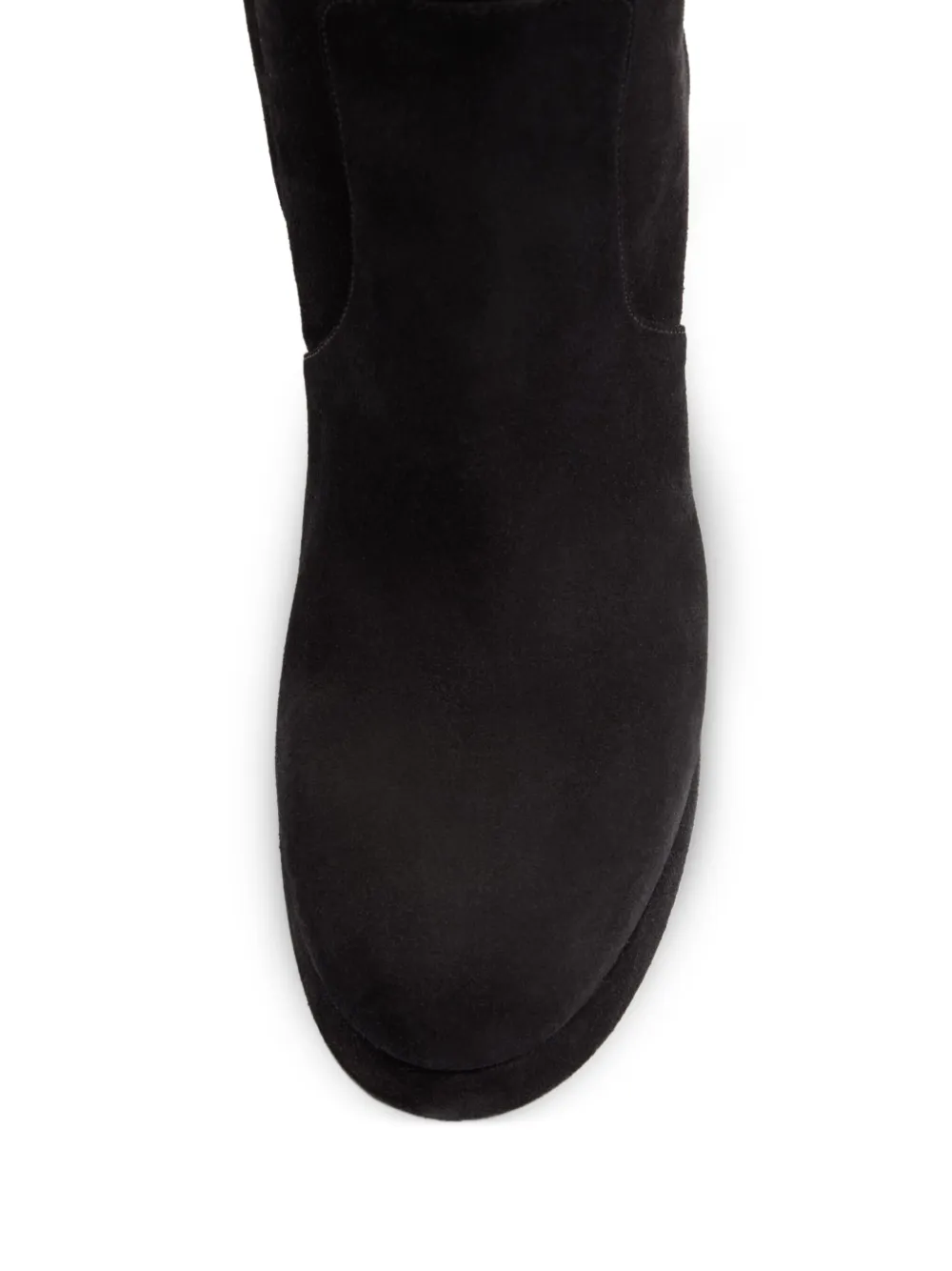 Valentino Garavani 90mm Fawcette platform V-logo boots Black