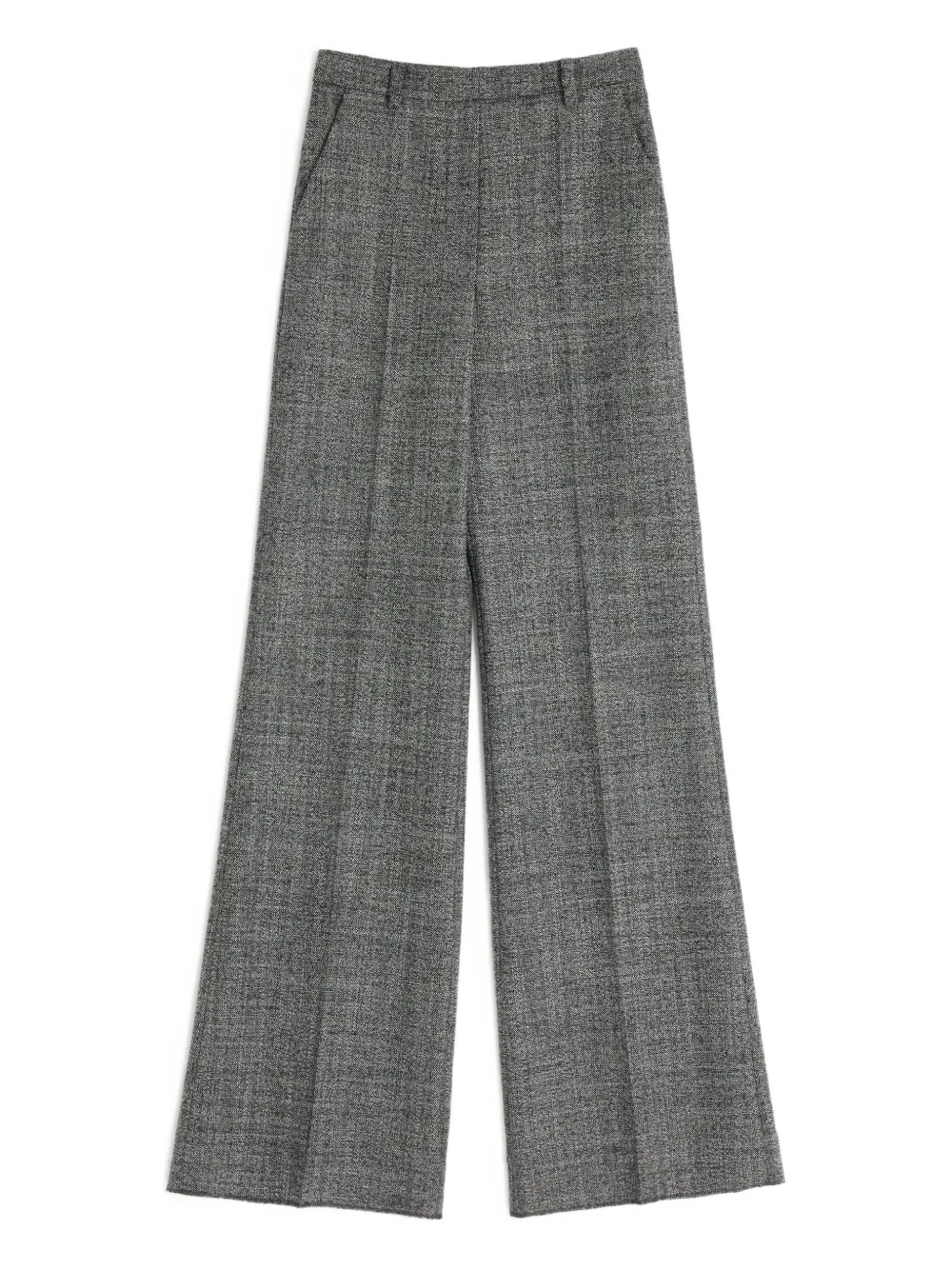 Valentino Garavani センタープレス パンツ - グレー Valentino Garavani センタープレス パンツ - グレー