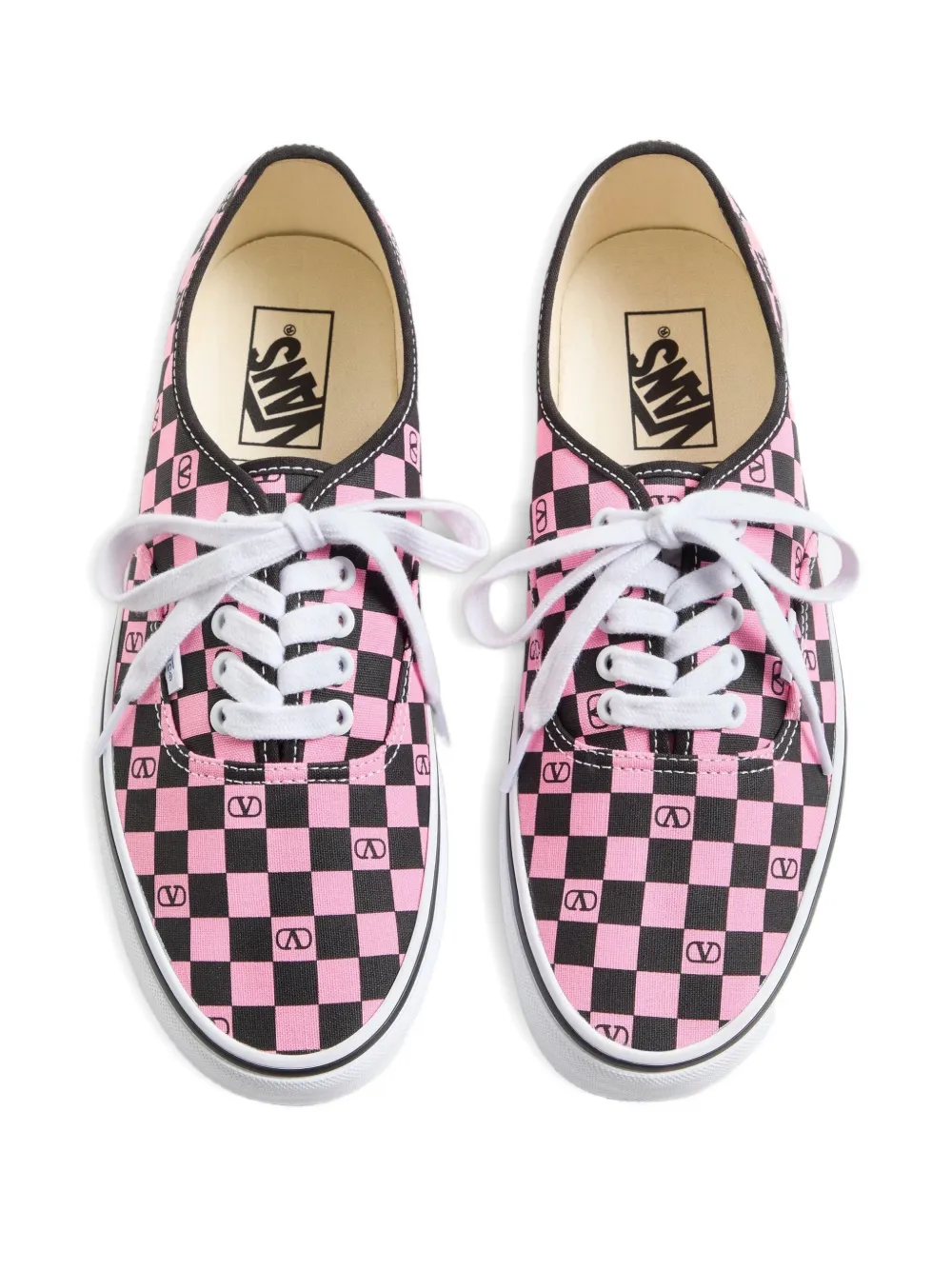 Valentino Garavani x Vans VLogo low-top sneakers met print Roze