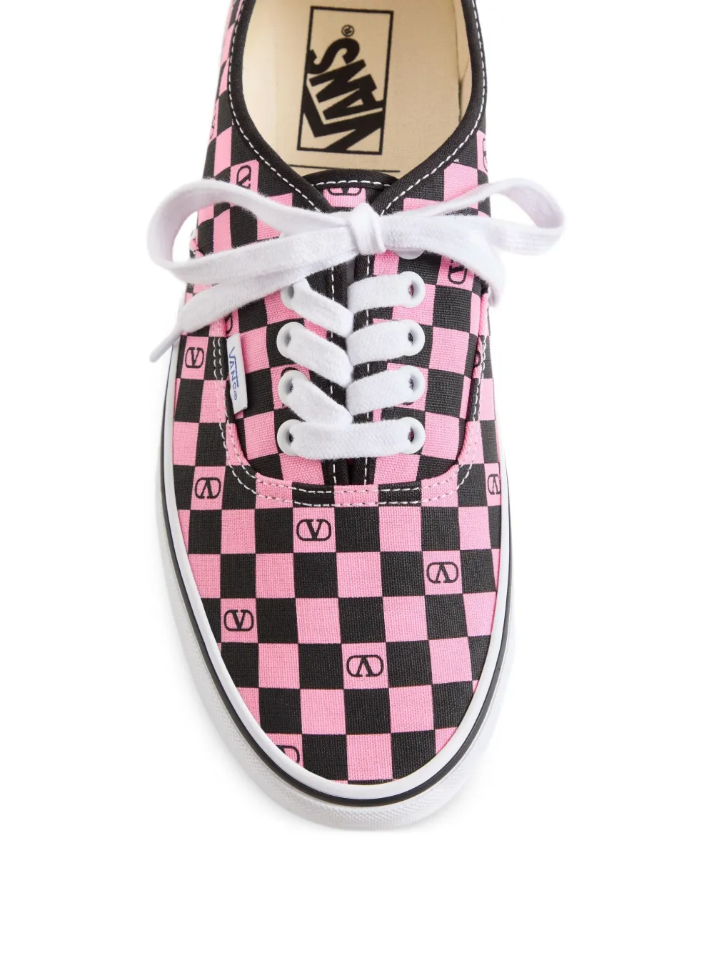 Valentino Garavani x Vans VLogo low-top sneakers met print Roze