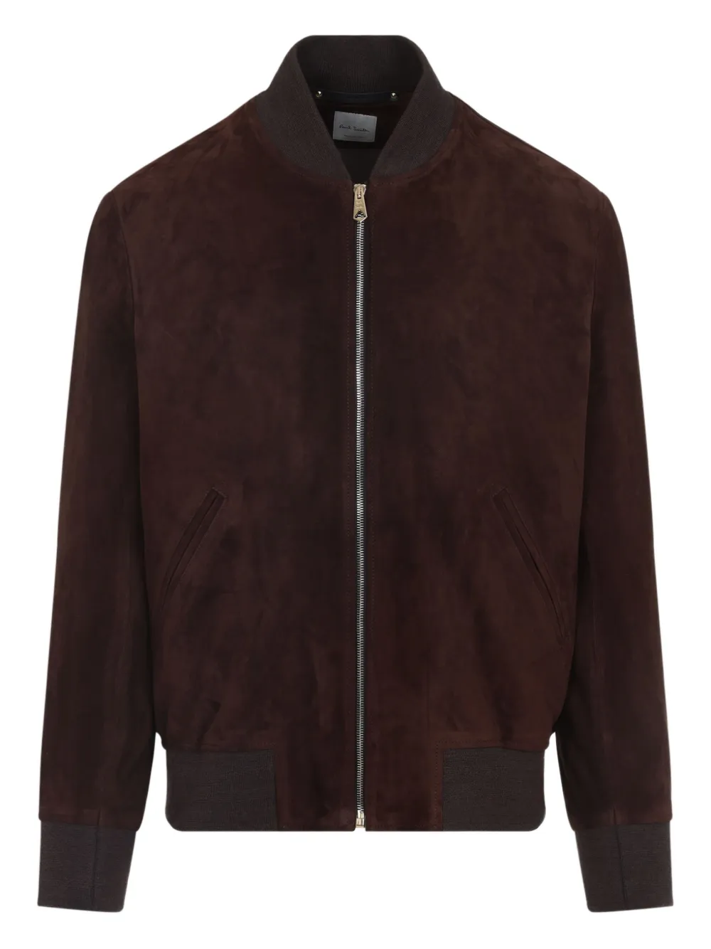 Paul Smith suede bomber jacket Rood