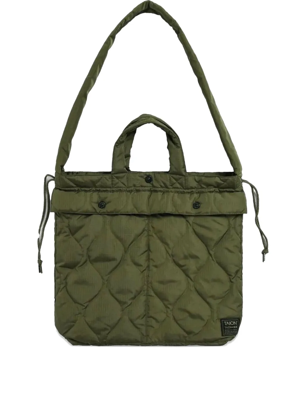 Taion quilted shoulder bag | Green | Image 1
