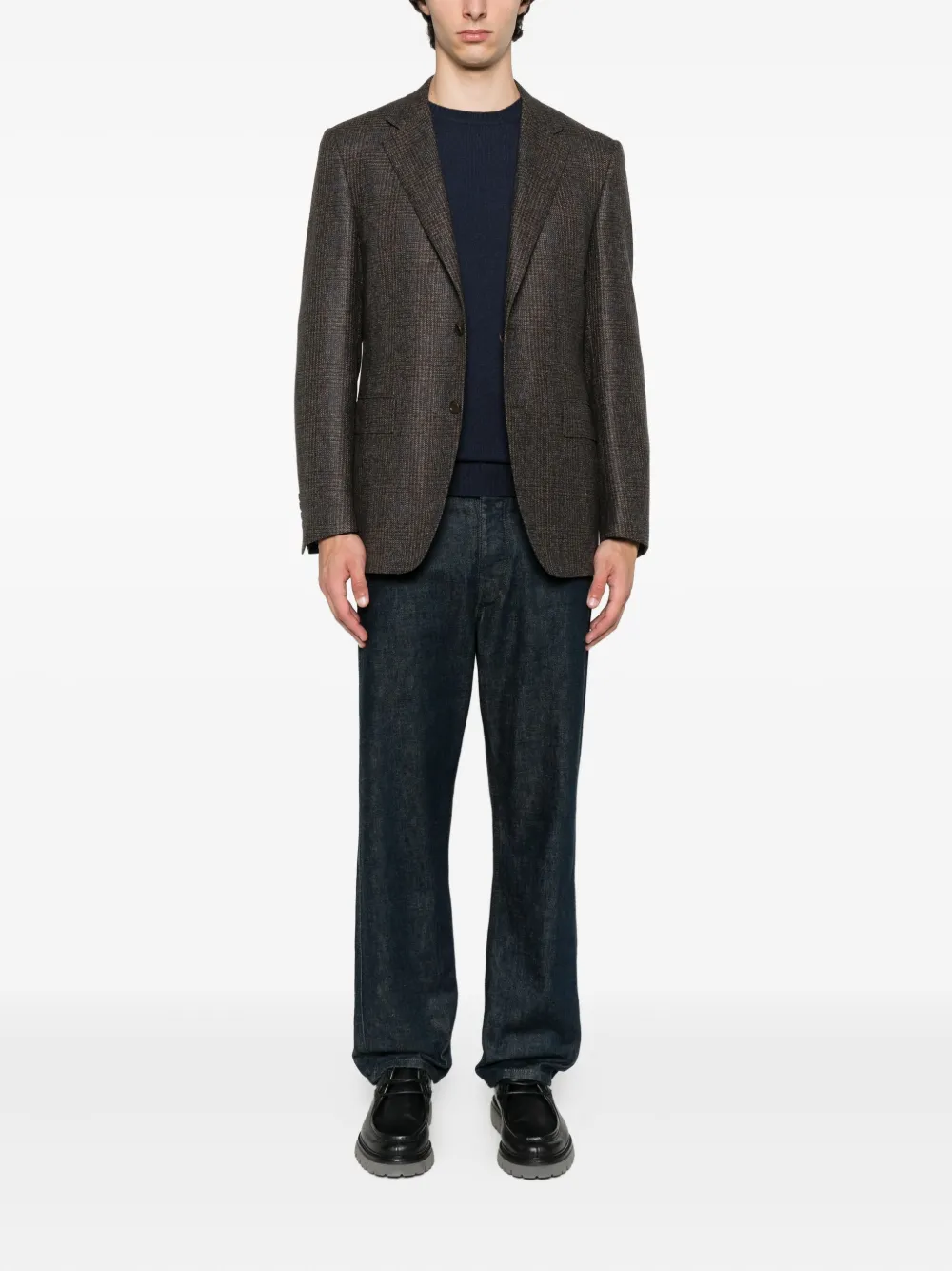 Canali checked single-breasted blazer | Blazers | Image 2