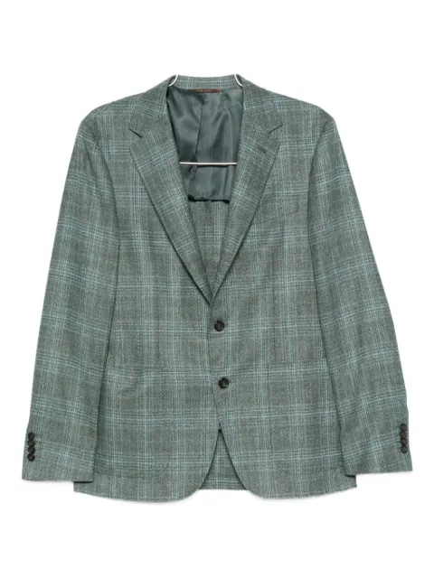 Canali blazer de lana a cuadros