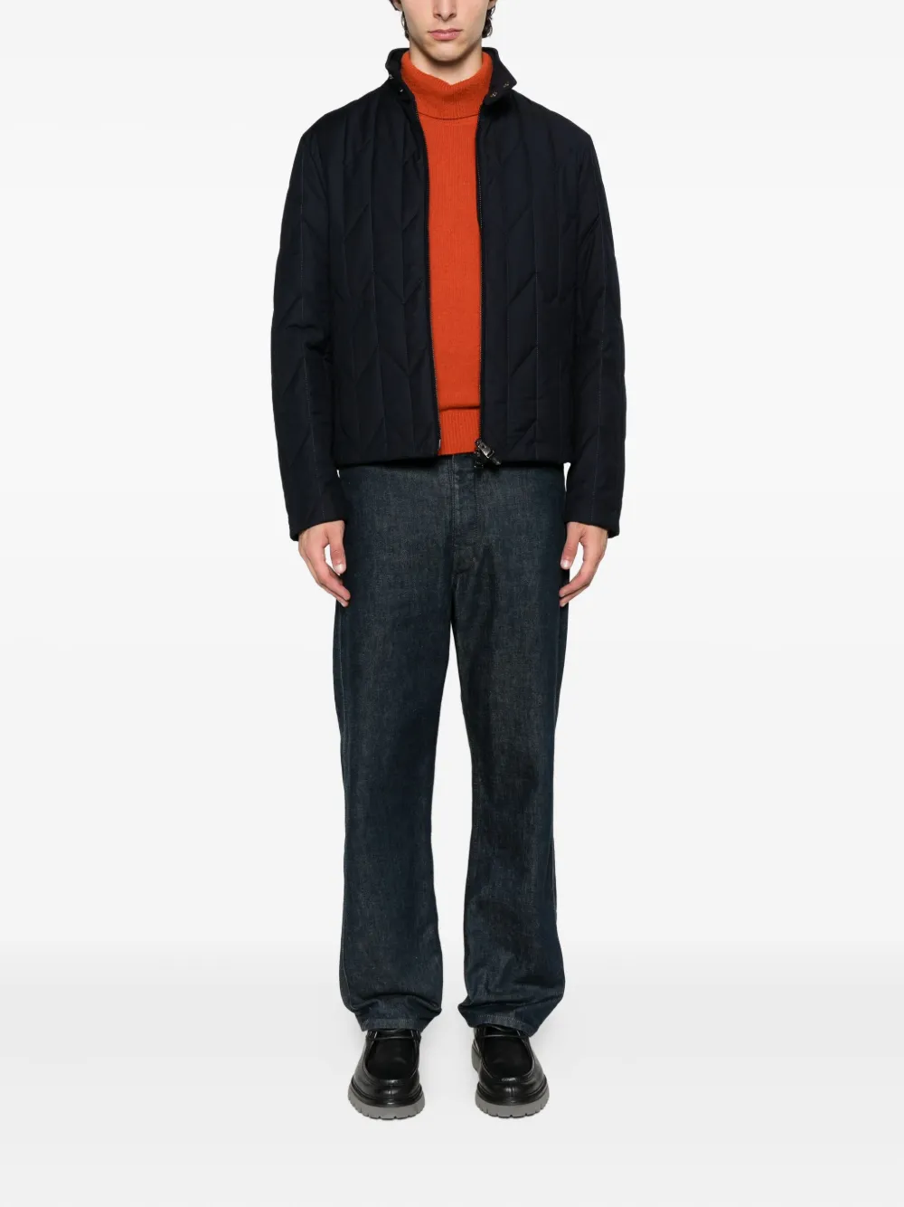 Canali quilted diamond-pattern padded jacket | Down Jackets | Image 2