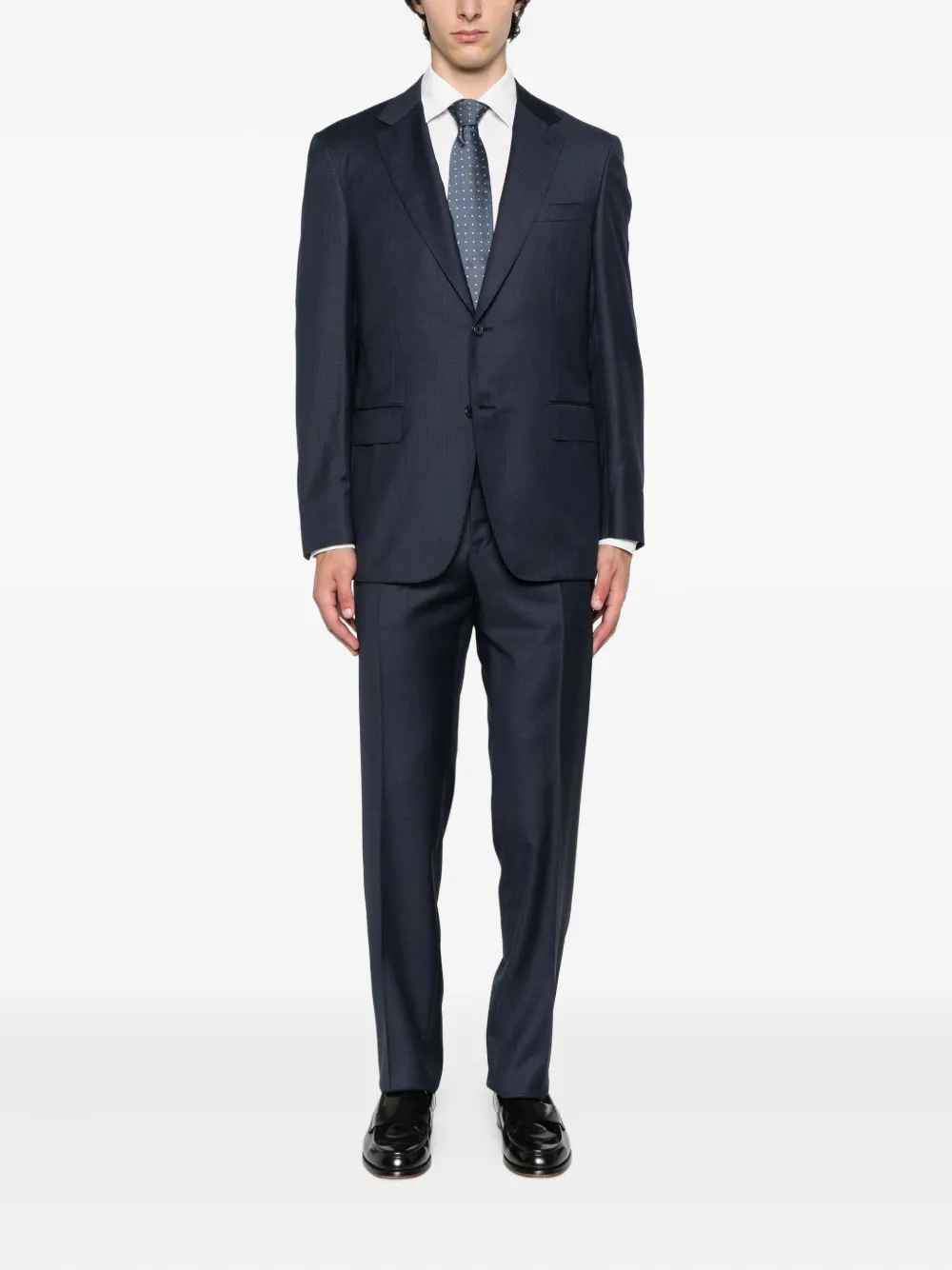 Canali checked two-button suit | Single Breasted Suits | Image 2