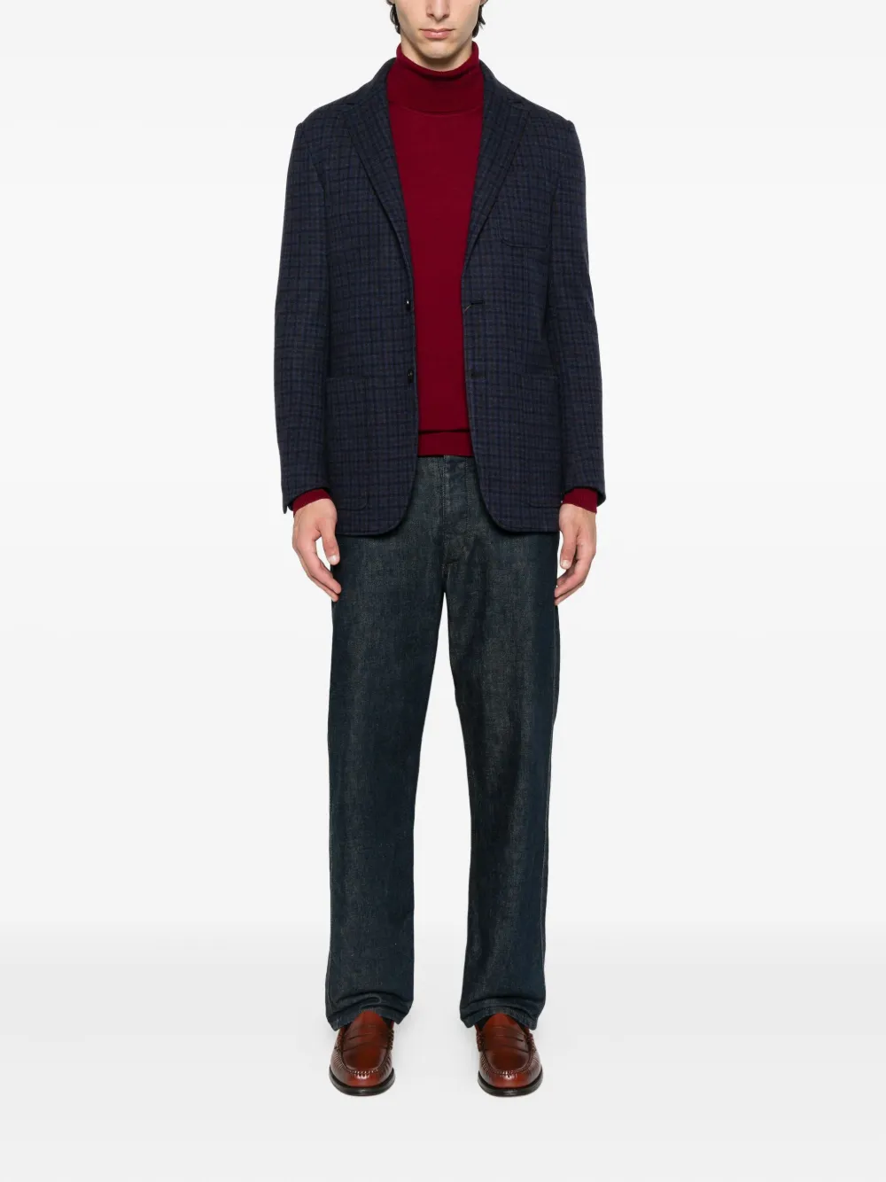 Canali checked two-button blazer | Blazers | Image 2