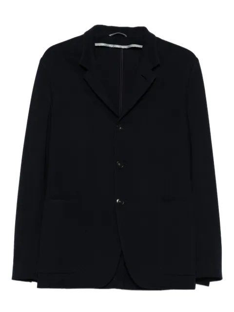 Canali three-button patch-pocket blazer