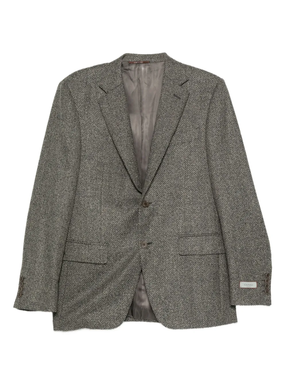 Canali textured blazer | Grey | Image 1