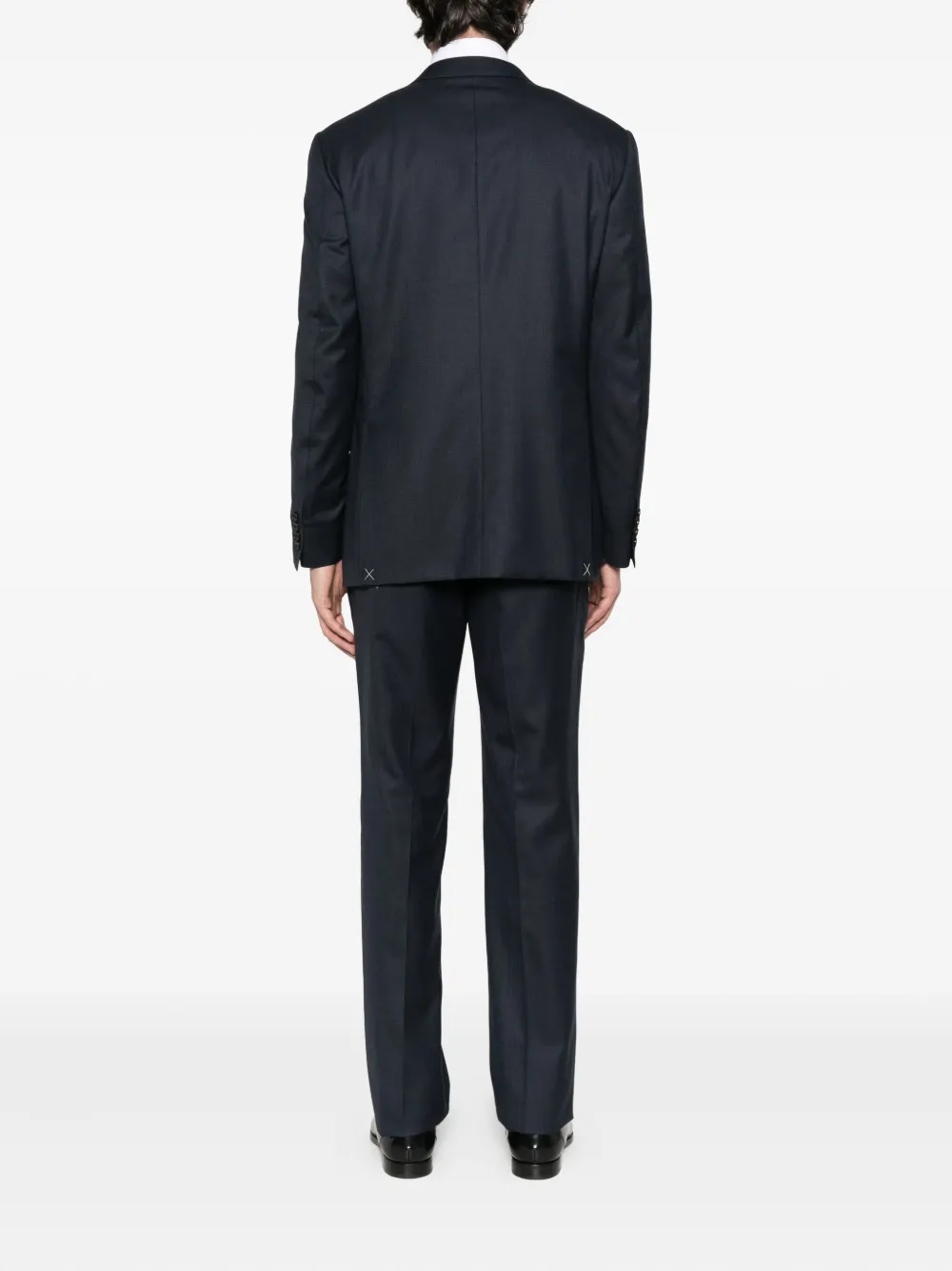 Canali Pak met enkele rij knopen Blauw