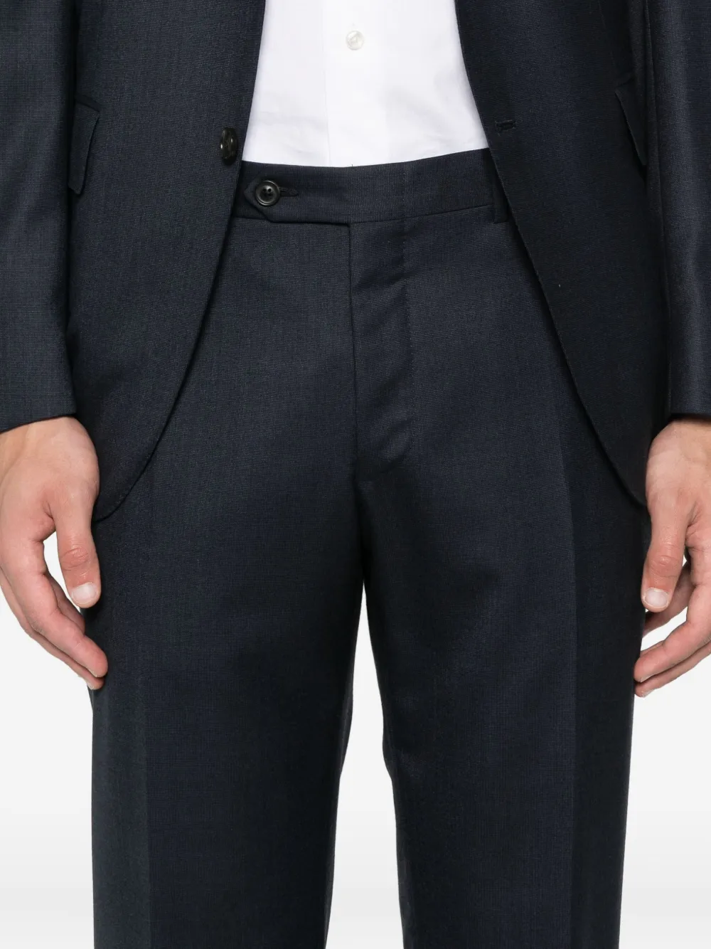 Canali Pak met enkele rij knopen Blauw