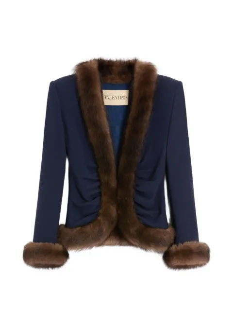 Valentino Garavani wool crepe jacket