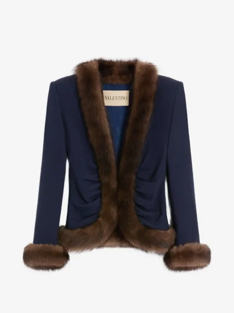 Valentino Garavani wool crepe jacket