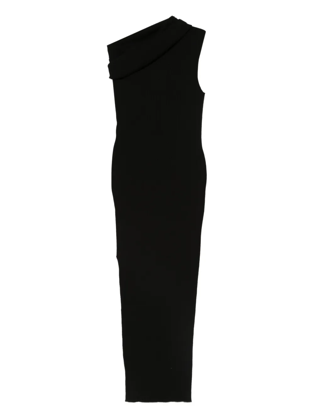 Rick Owens Asymmetrische jurk Zwart