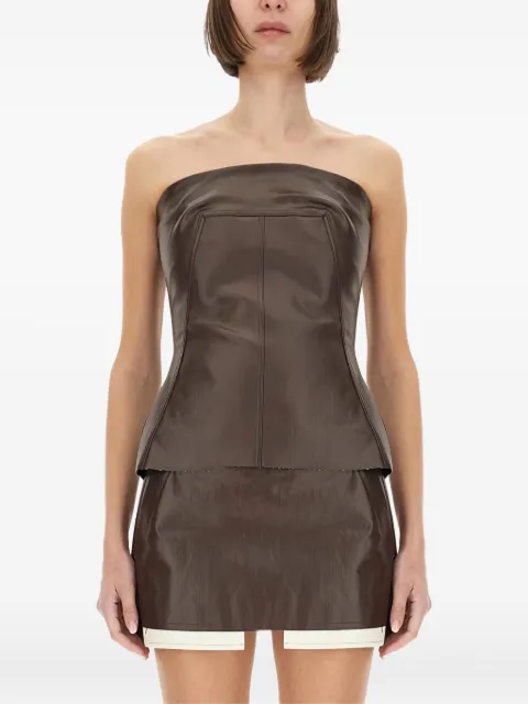 Rick Owens zip bustier top