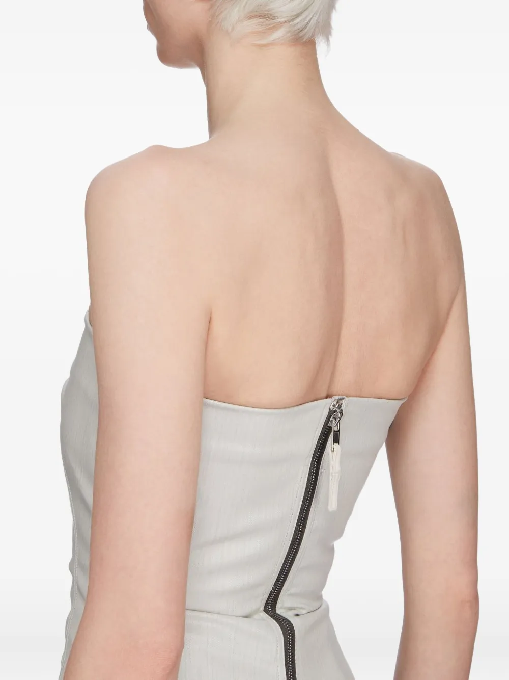 Rick Owens Bustier top met rits Bruin
