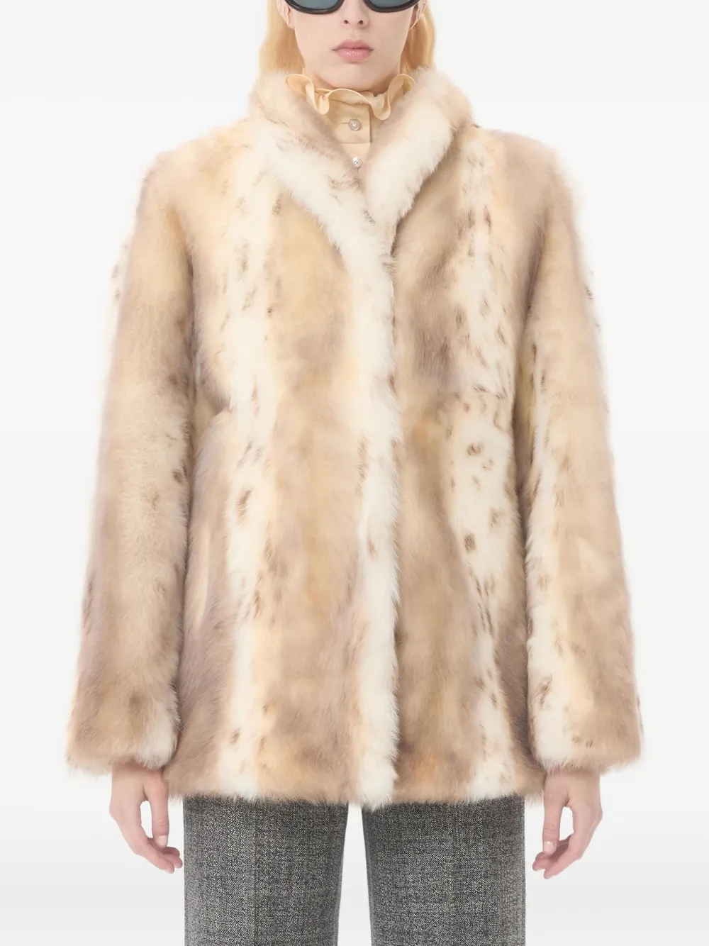 Valentino Garavani Lammy jas Beige