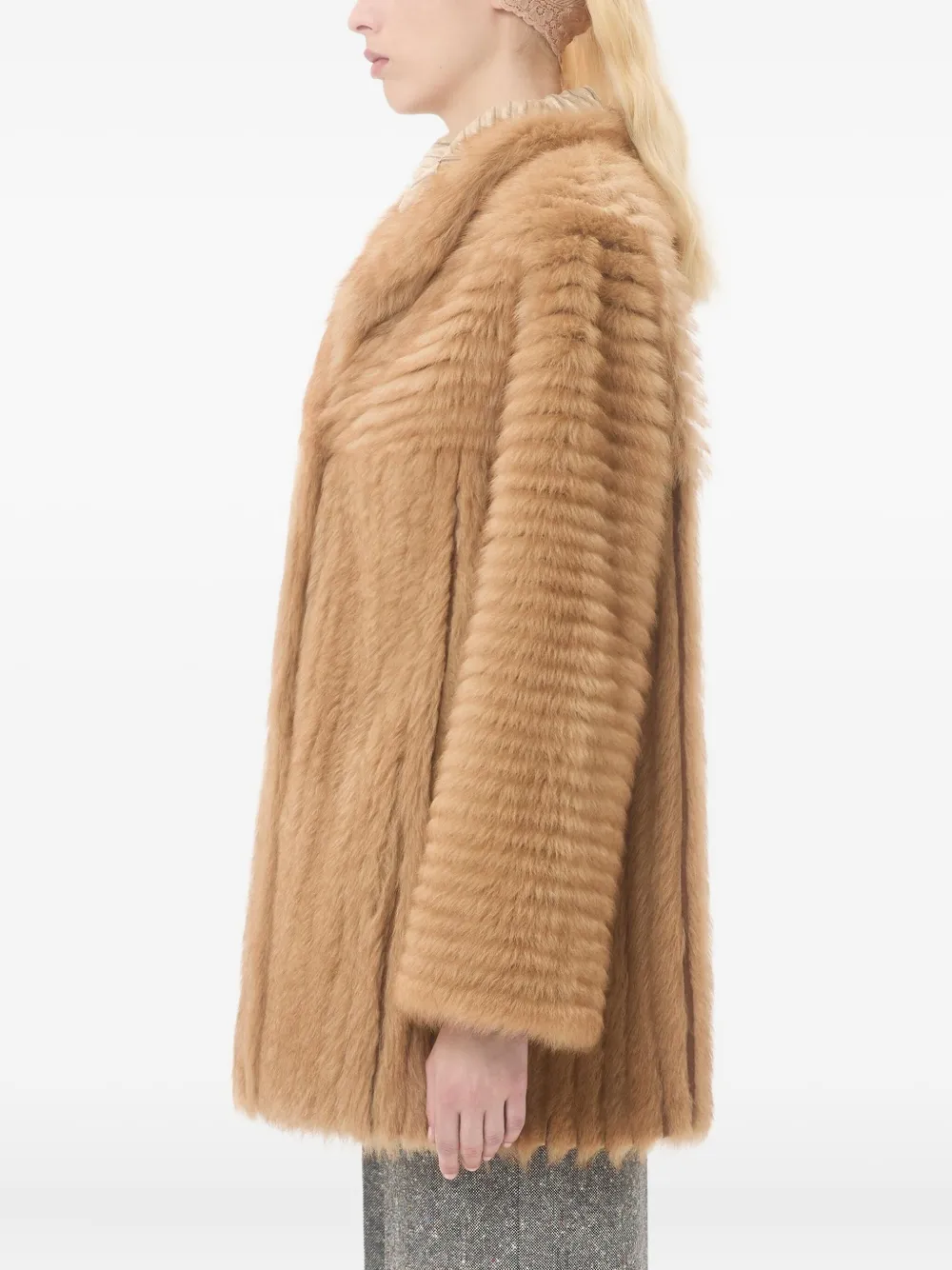 Valentino Garavani Lammy jas Bruin