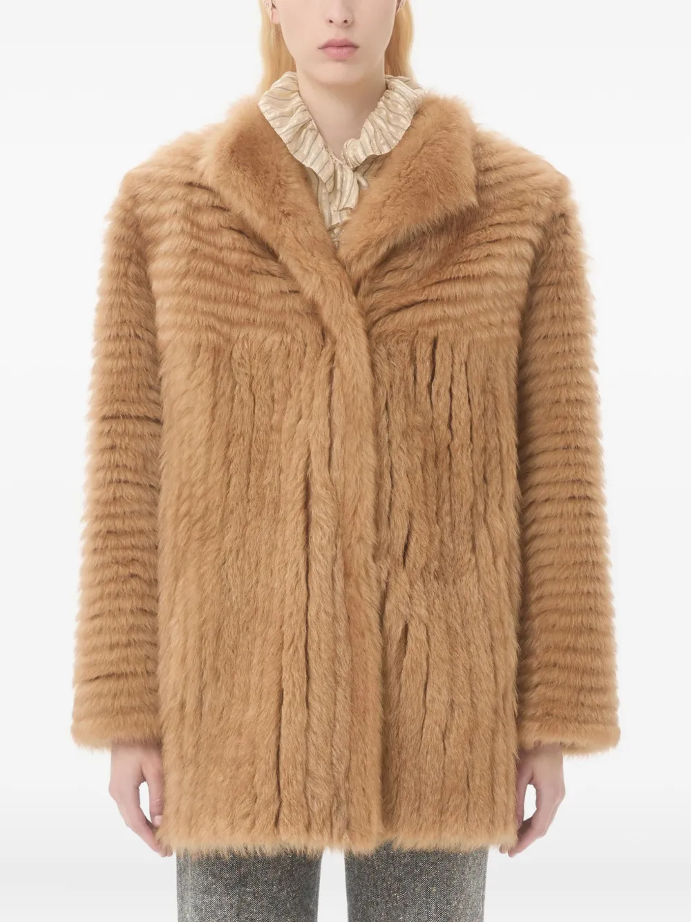 Valentino Garavani Lammy jas Bruin