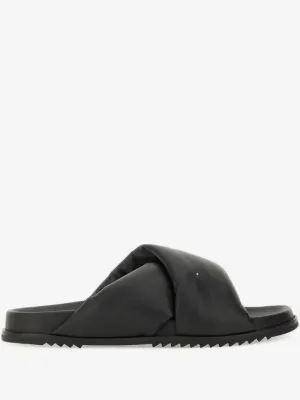 Rick Owens Tractor Chunky Leather Sandals | Black | FARFETCH display picture 1