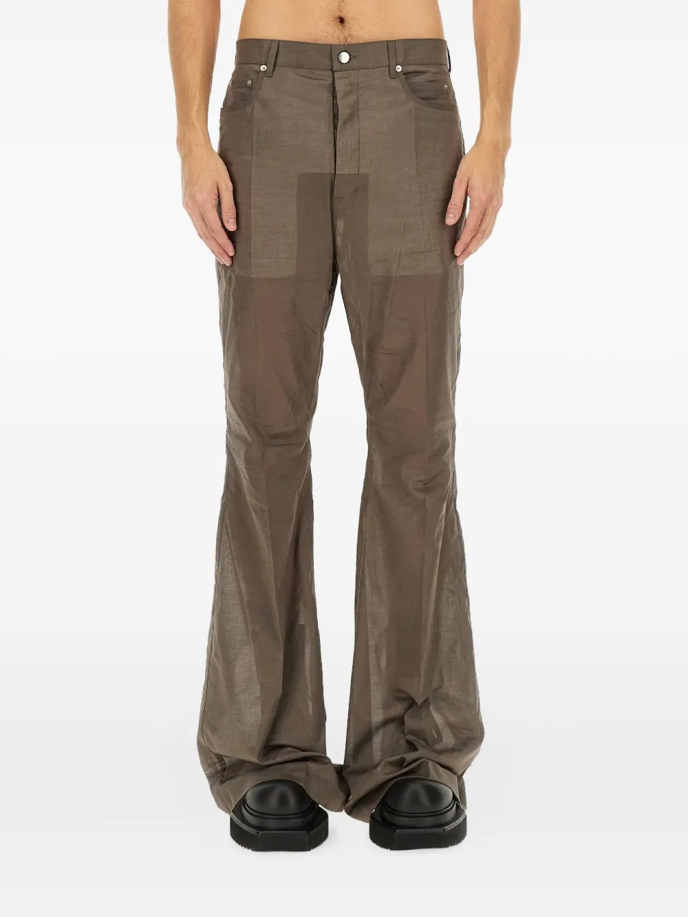 Rick Owens  bootcut trousers | marrón | Image 1
