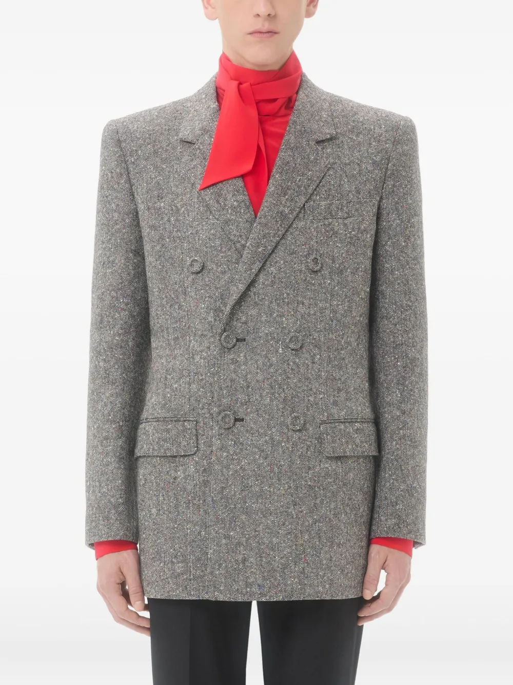 Valentino Garavani natté-boutonné double-breasted blazer | Blazers | Image 2