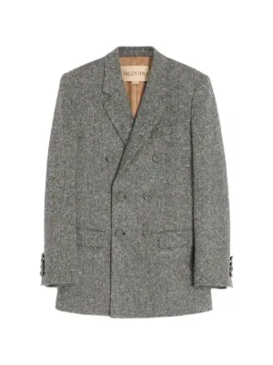 Valentino Garavani ダブルジャケット | ブラック | FARFETCH JP