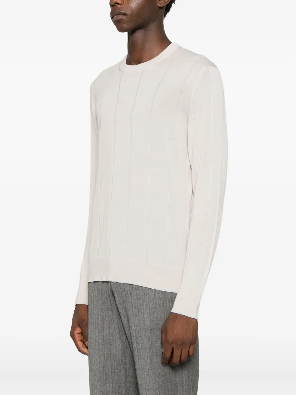 Eleventy Trui met ronde hals Beige