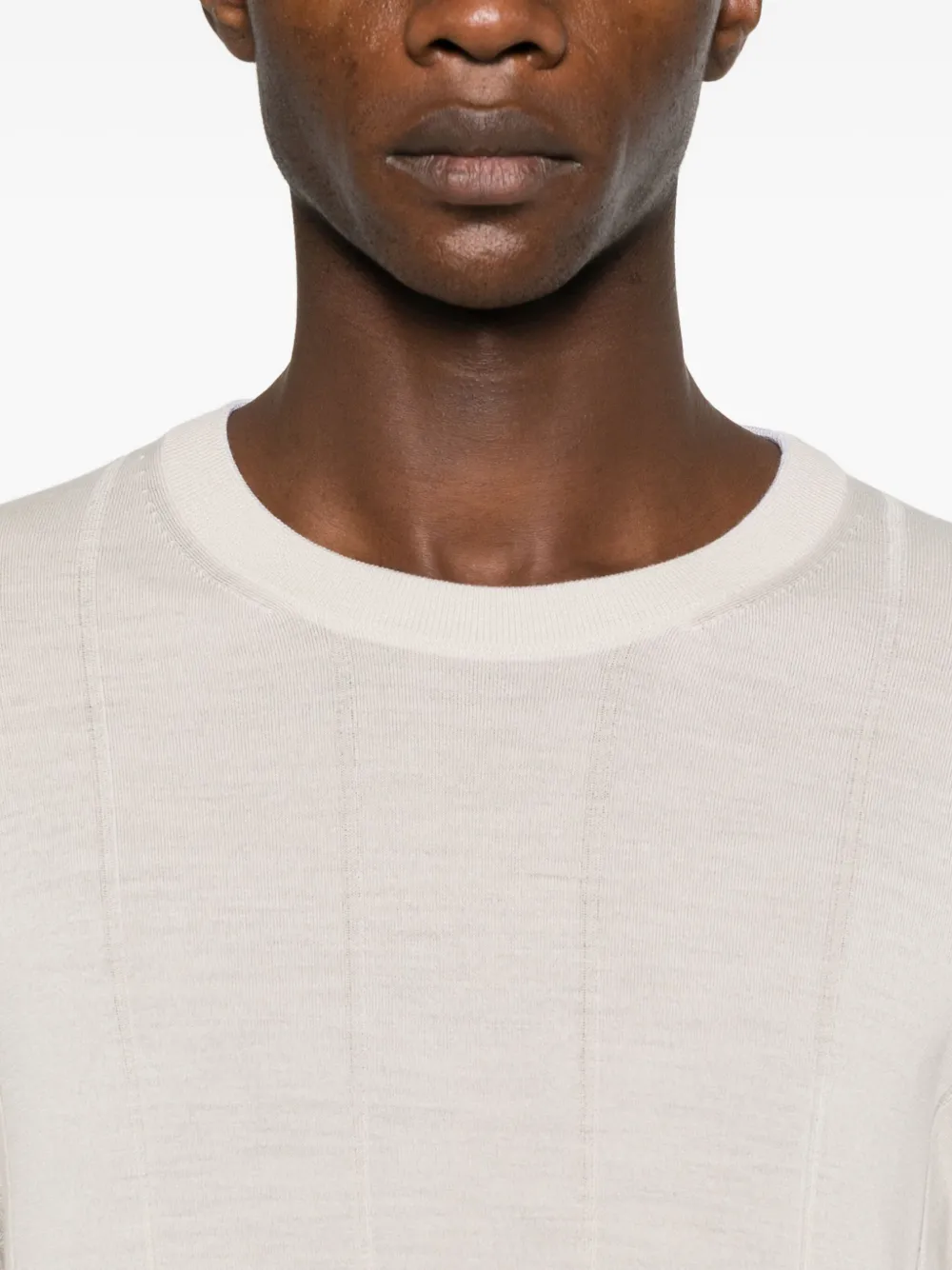 Eleventy Trui met ronde hals Beige