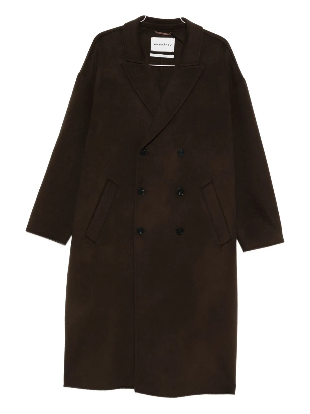 AMARÁNTO double-breasted coat | Brown | Image 1