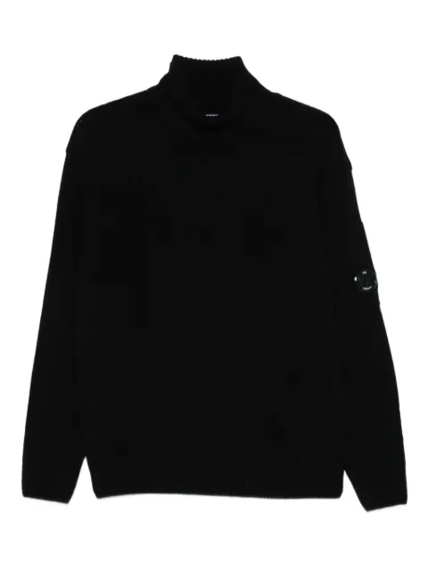 C.P. Company high-neck lens-detail sweater