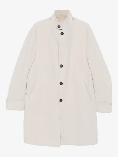 Eleventy high-neck buttoned coat