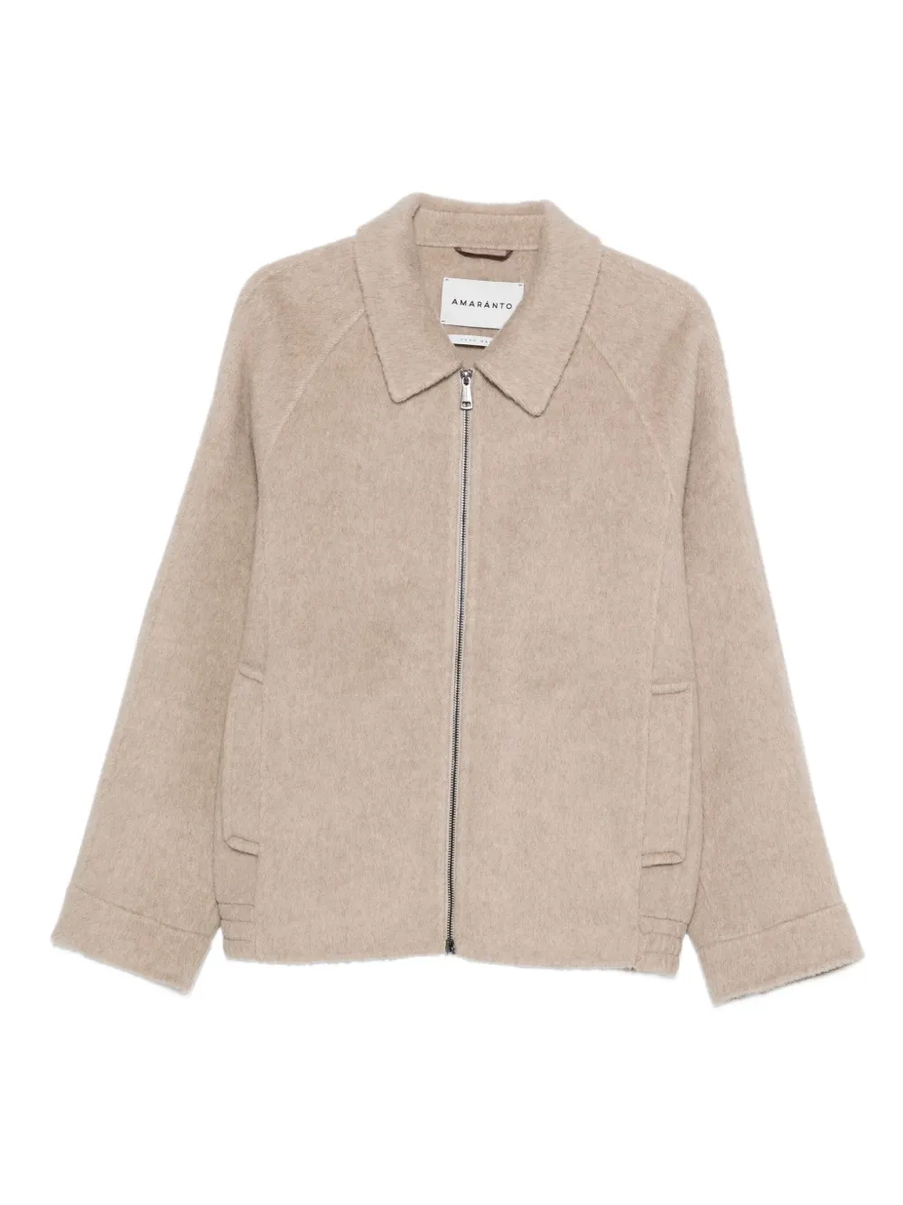AMARÁNTO zip-up welt-pocket jacket | Neutrals | Image 1