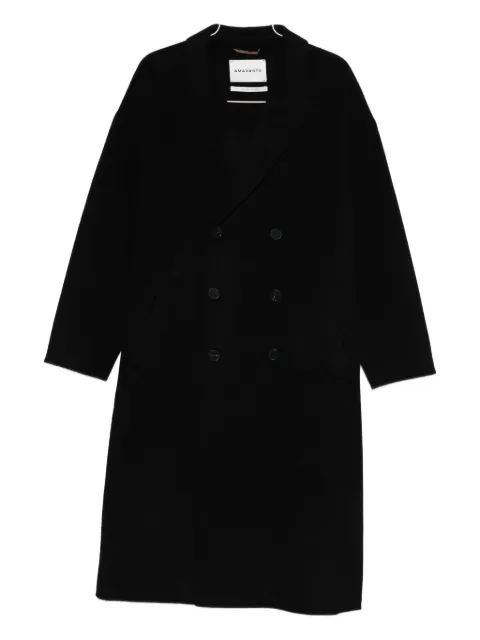 AMARÁNTO notched-lapel double-breasted coat