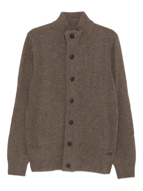 Barbour cárdigan con cuello de tortuga