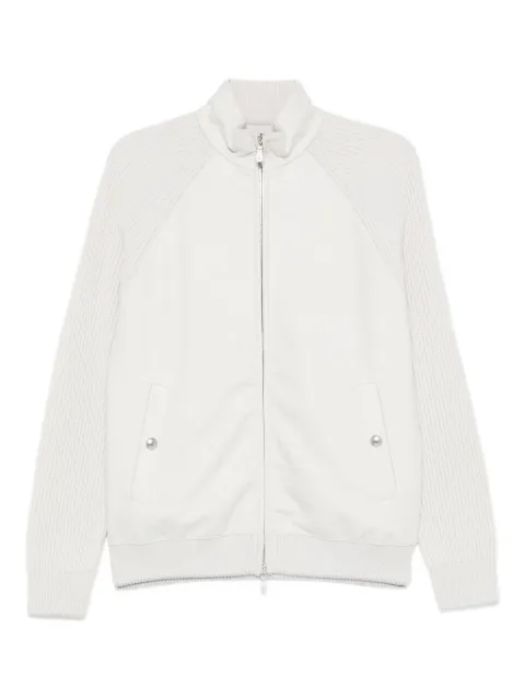 Eleventy panelled bomber jacket