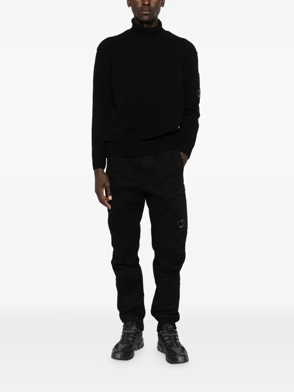 C.P. Company pocket-detail track pants - Zwart