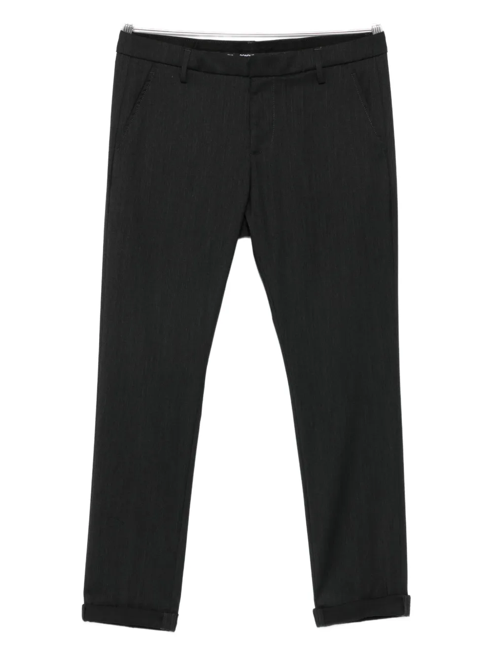 DONDUP pinstripe cuffed trousers Grijs