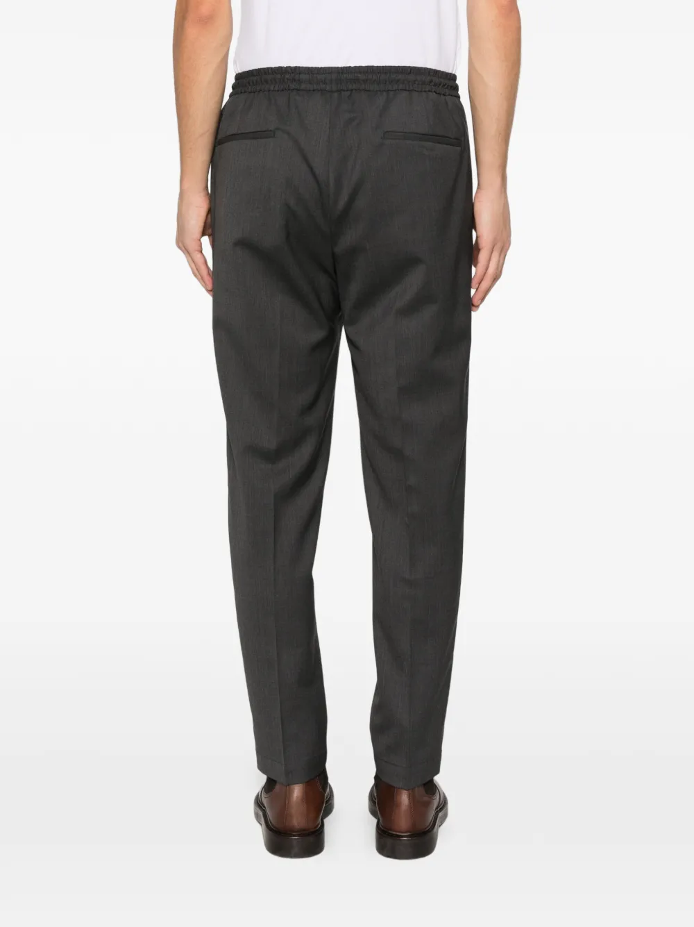 Briglia 1949 Broek met trekkoordtaille Grijs
