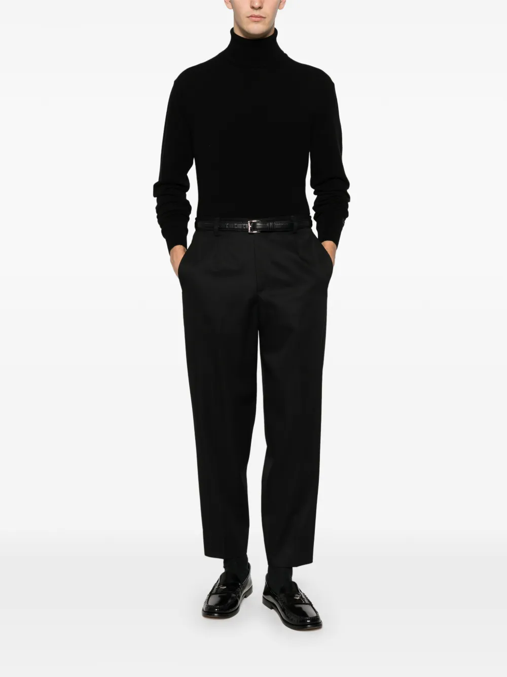 Briglia 1949 elasticated-waist trousers - Zwart