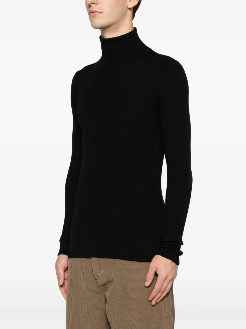 Roll-Neck Wool Sweater 