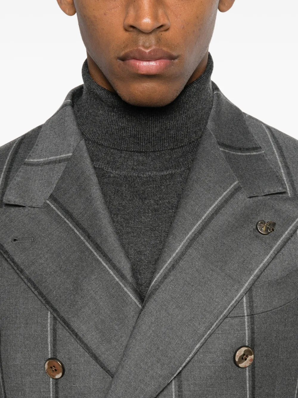 Gabriele Pasini Luigi Bianchi Wool Suit In Gray