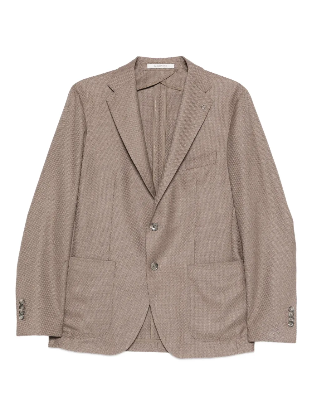 Tagliatore textured patch pocket jacket - Toni neutri