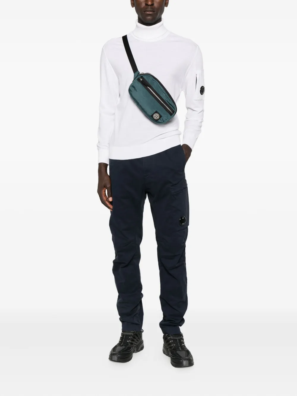 C.P. Company goggle-pocket cargo pants - Blauw